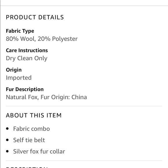 Elie Tahari Women's Sasha Wool Wrap Coat with Real Fur Collar like new Xlarge - Picture 15 of 16